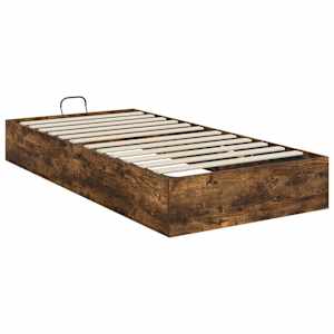 Ottoman postel Uzený Dub 203 x 100 x 25 cm Dřevěný materiál - obrázek 7