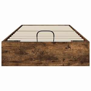 Ottoman postel Uzený Dub 203 x 100 x 25 cm Dřevěný materiál - obrázek 5