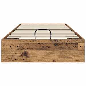 Ottoman postel Staré dřevo 203 x 100 x 25 cm Dřevěný materiál - obrázek 5