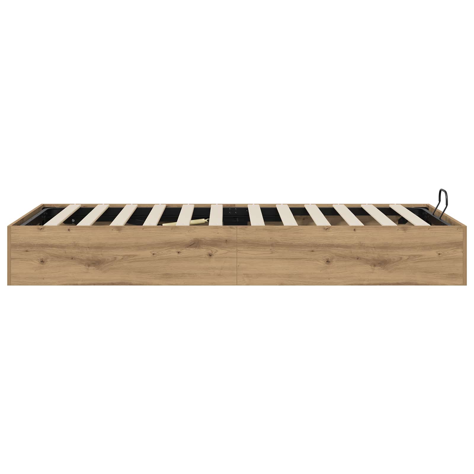 Ottoman postel Řemeslný Dub 100 x 200 cm Dřevěný materiál - obrázek 6