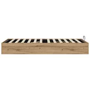 Ottoman postel Řemeslný Dub 100 x 200 cm Dřevěný materiál - obrázek 6
