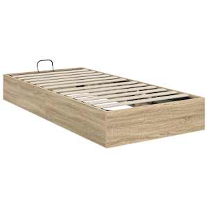 Ottoman postel Sonoma dub 203 x 90 x 25 cm Dřevěný materiál - obrázek 7