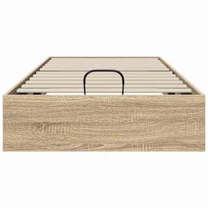 Ottoman postel Sonoma dub 203 x 90 x 25 cm Dřevěný materiál - obrázek 5