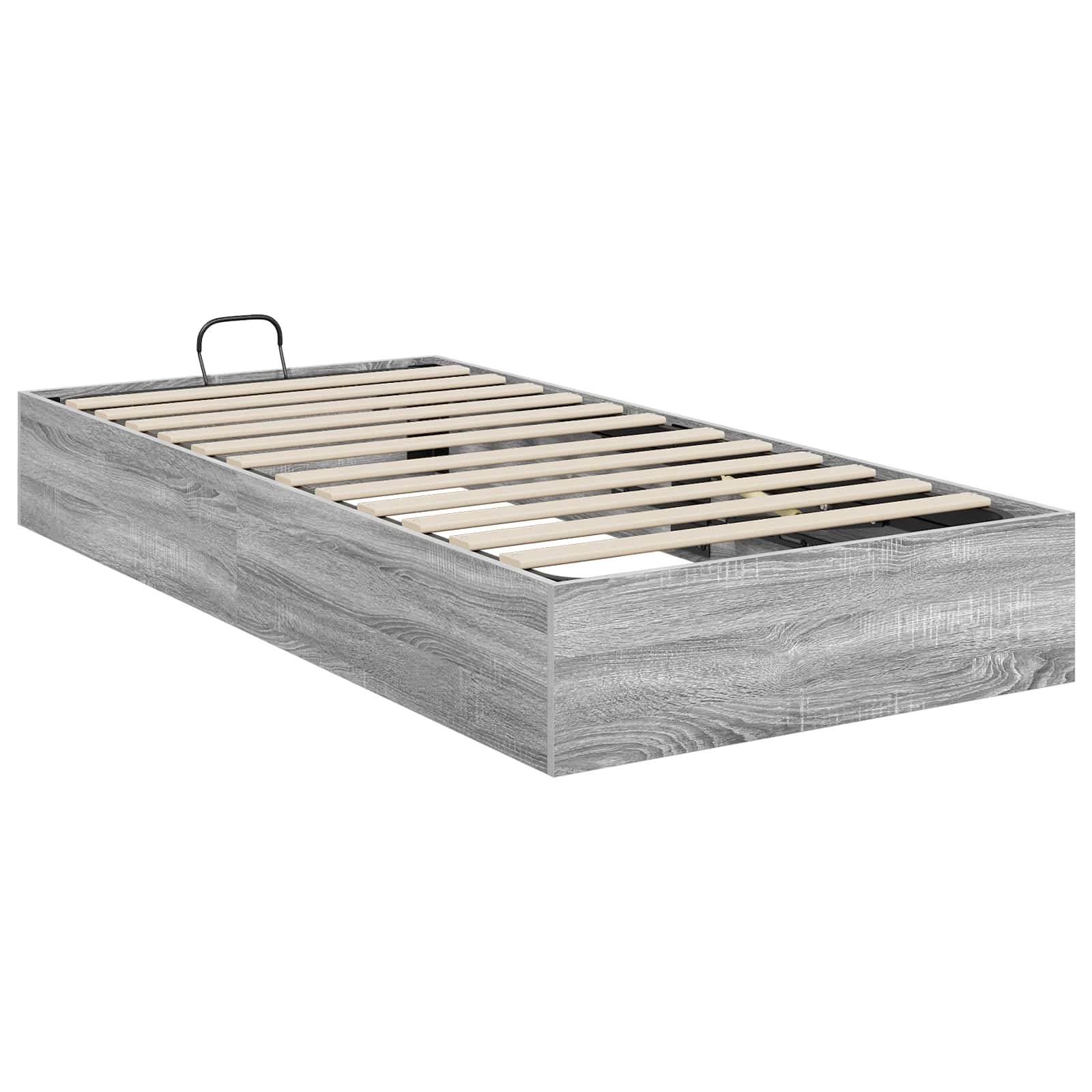 Ottoman Bedframe Grijs Sonoma 193 x 120 x 25 cm Spaanplaat | luizaXL | Dé meubelwinkel voor elk interieur Ottoman Bedframe Grijs Sonoma 193 x 120 x 25 cm Spaanplaat - Afbeelding 7