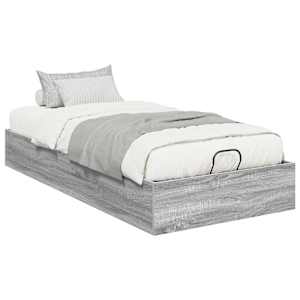Ottoman postel Šedá Sonoma 203 x 90 x 25 cm Dřevěný materiál - obrázek 2