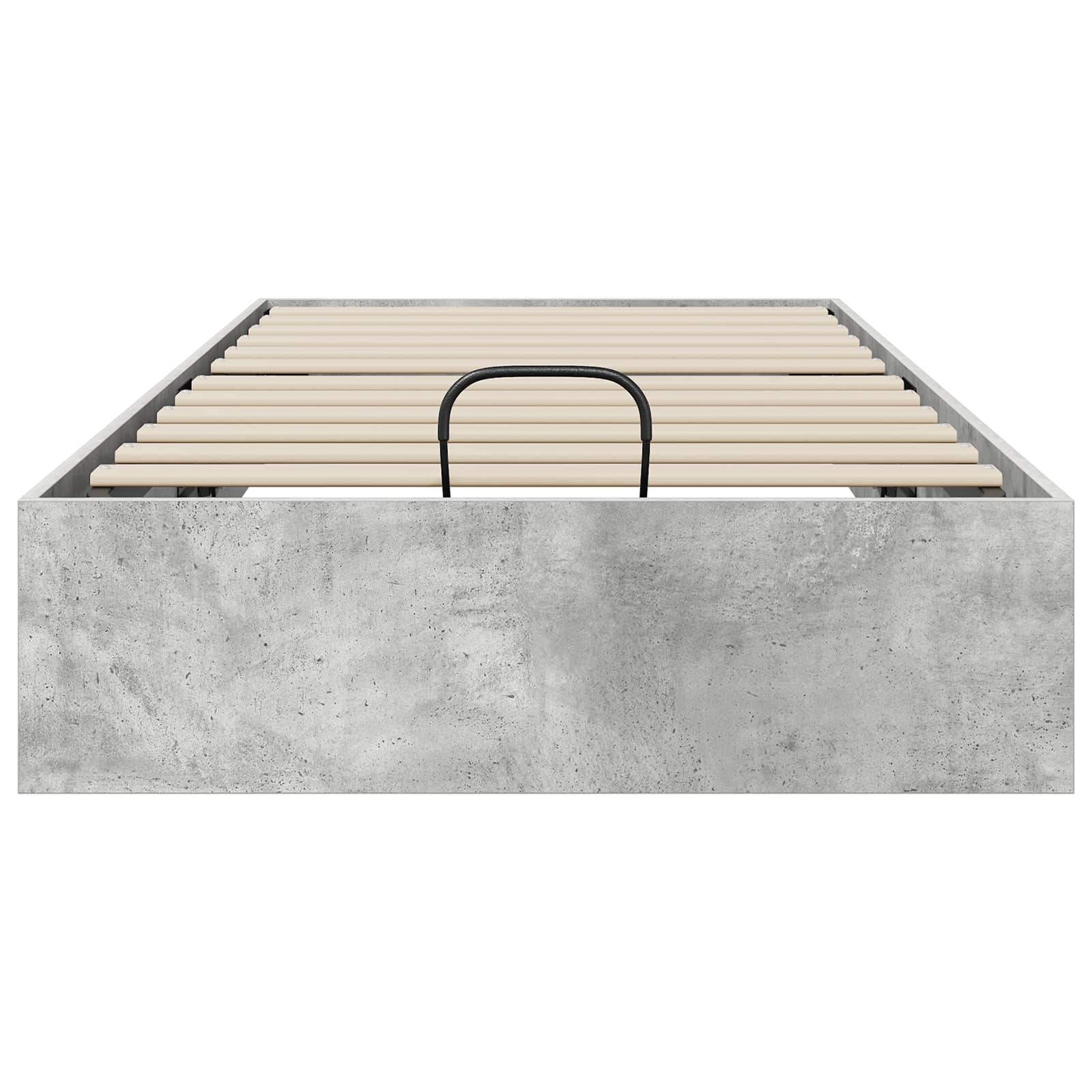 Ottoman postel Betonově Šedá 80,5 x 200 cm Dřevěný materiál - obrázek 5