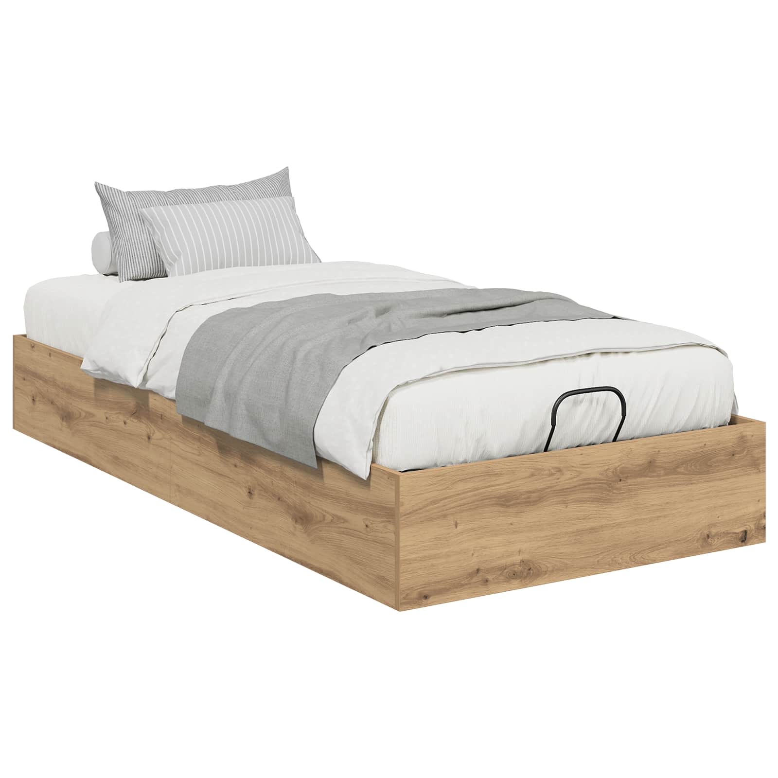 Ottoman postel Řemeslný Dub 80,5 x 200 cm Dřevěný materiál - obrázek 2