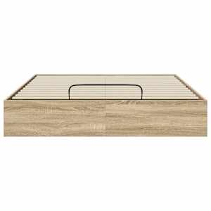 Ottoman postel Sonoma dub 193 x 140 x 25 cm Dřevěný materiál - obrázek 5