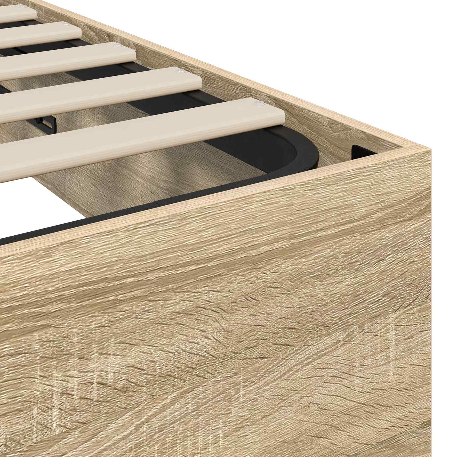 Ottoman Bedframe Sonoma Eiken 193 x 120 x 25 cm Spaanplaat | luizaXL | Dé meubelwinkel voor elk interieur Ottoman Bedframe Sonoma Eiken 193 x 120 x 25 cm Spaanplaat - Afbeelding 8