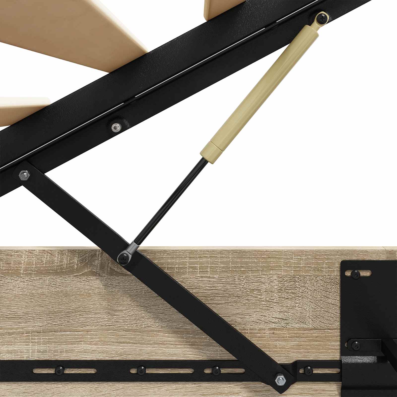 Ottoman Bedframe Sonoma Eiken 193 x 120 x 25 cm Spaanplaat | luizaXL | Dé meubelwinkel voor elk interieur Ottoman Bedframe Sonoma Eiken 193 x 120 x 25 cm Spaanplaat - Afbeelding 9