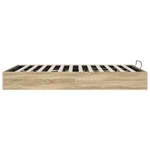 Ottoman postel Sonoma dub 193 x 120 x 25 cm Dřevěný materiál - obrázek 6