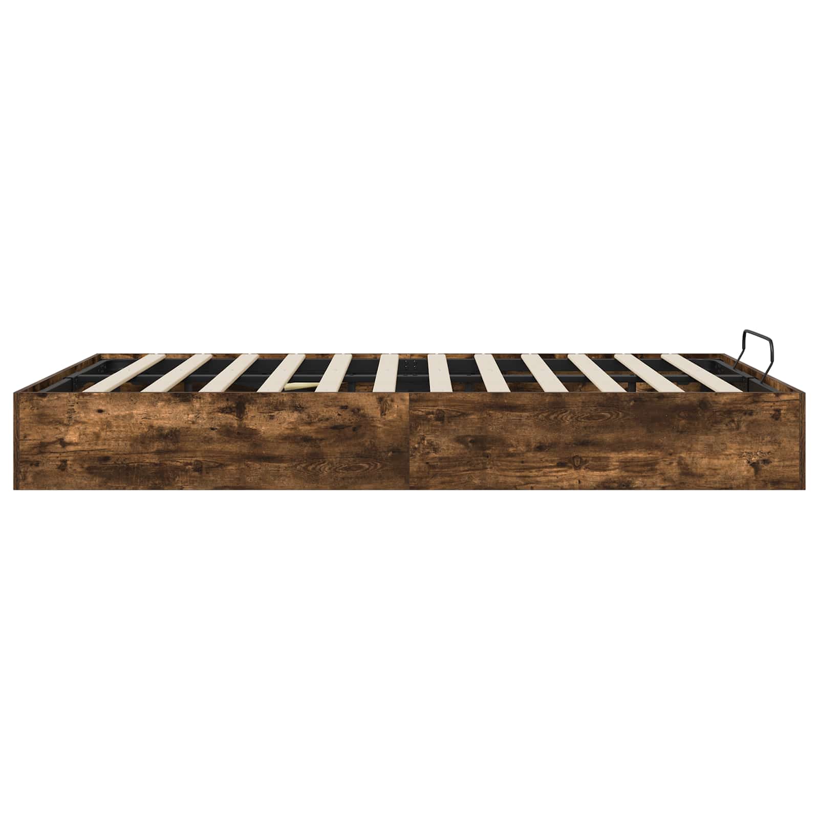 Ottoman postel Uzený Dub 193 x 120 x 25 cm Dřevěný materiál - obrázek 6