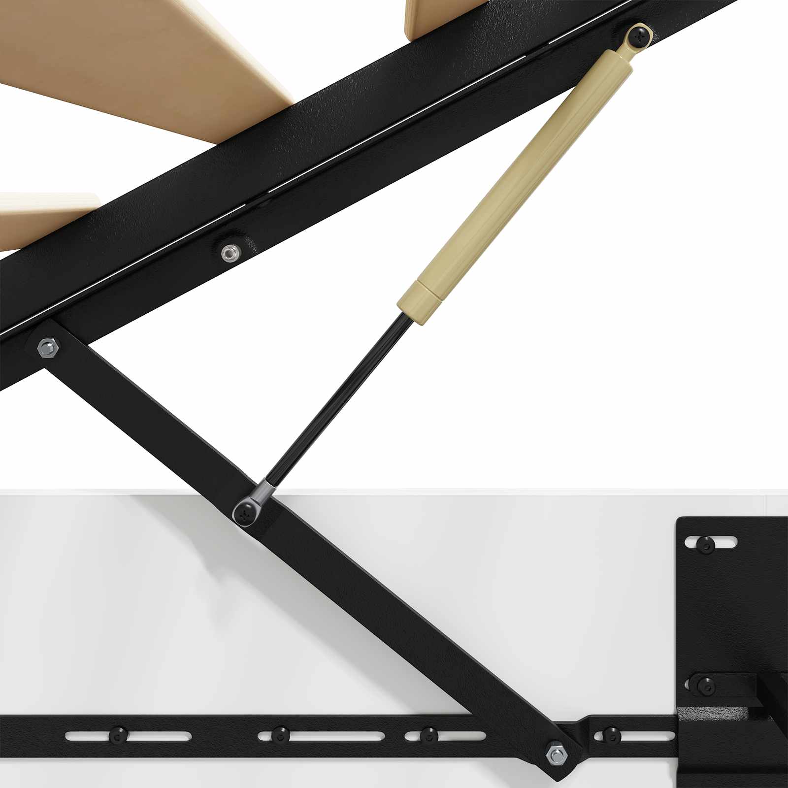 Ottoman Bedframe met opslag Wit 193 x 120 x 25 cm Spaanplaat | luizaXL | Dé meubelwinkel voor elk interieur Ottoman Bedframe met opslag Wit 193 x 120 x 25 cm Spaanplaat - Afbeelding 9