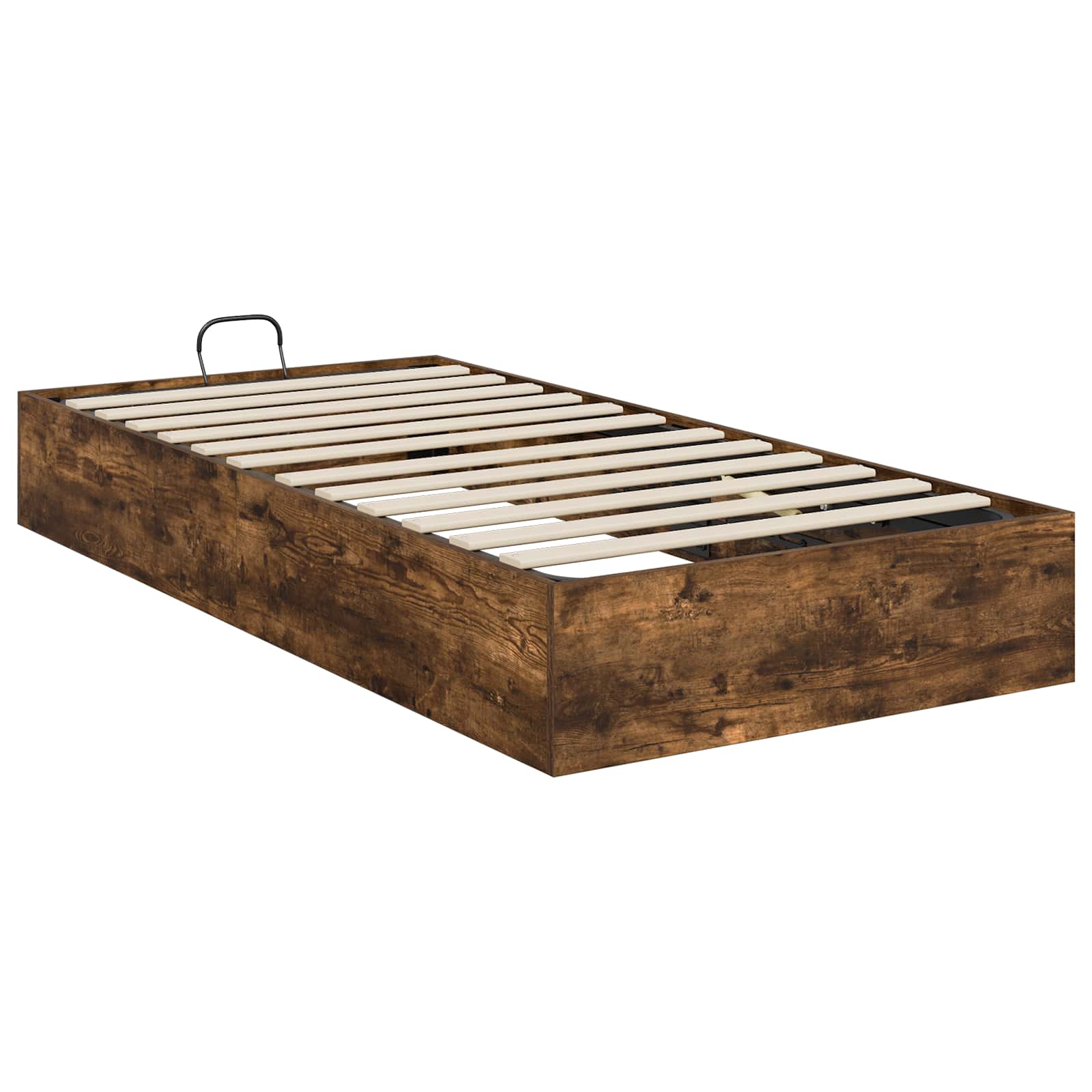 Ottoman postel Uzený Dub 193 x 90 x 25 cm Dřevěný materiál - obrázek 7