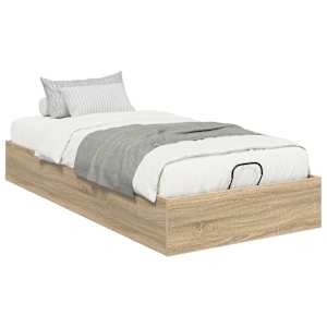 Ottoman postel Sonoma dub 75,5 x 190 cm Dřevěný materiál - obrázek 3