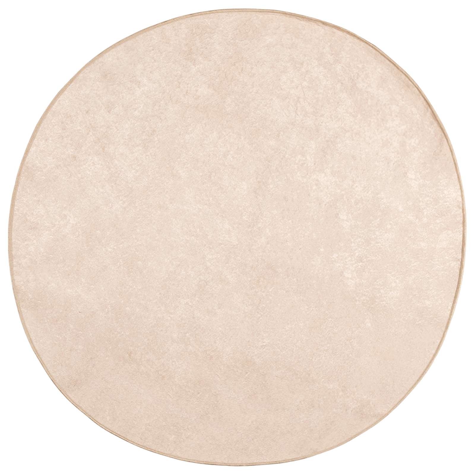 Vloerkleed Print Crème Ø 120 cm Polyester en PVC image 2