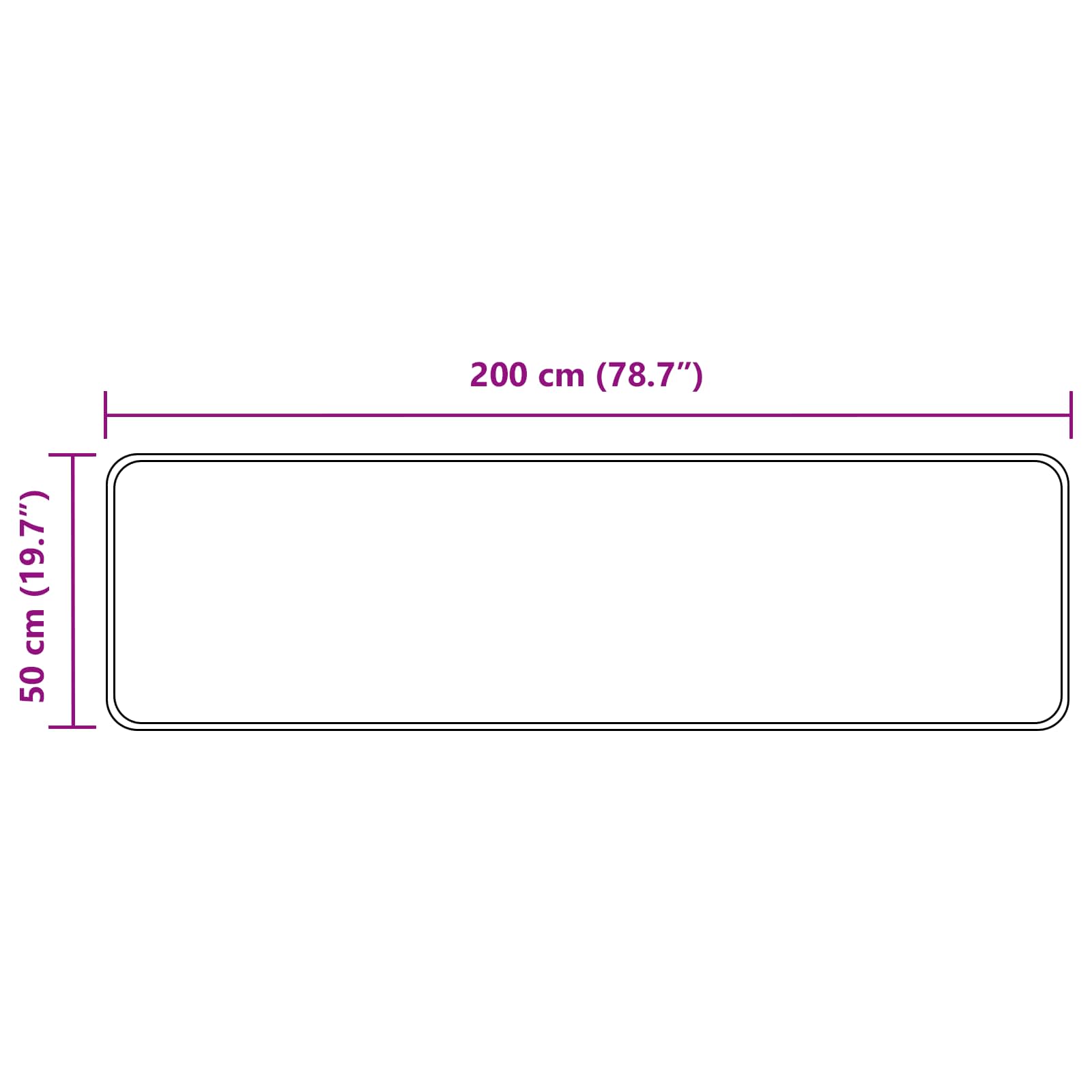 Vloerkleedloper MARSA Beige 50 x 200 cm Polyester en PVC image 7