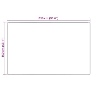Běhoun MARSA Béžová 150 x 230 cm Polyester a PVC - obrázek 7