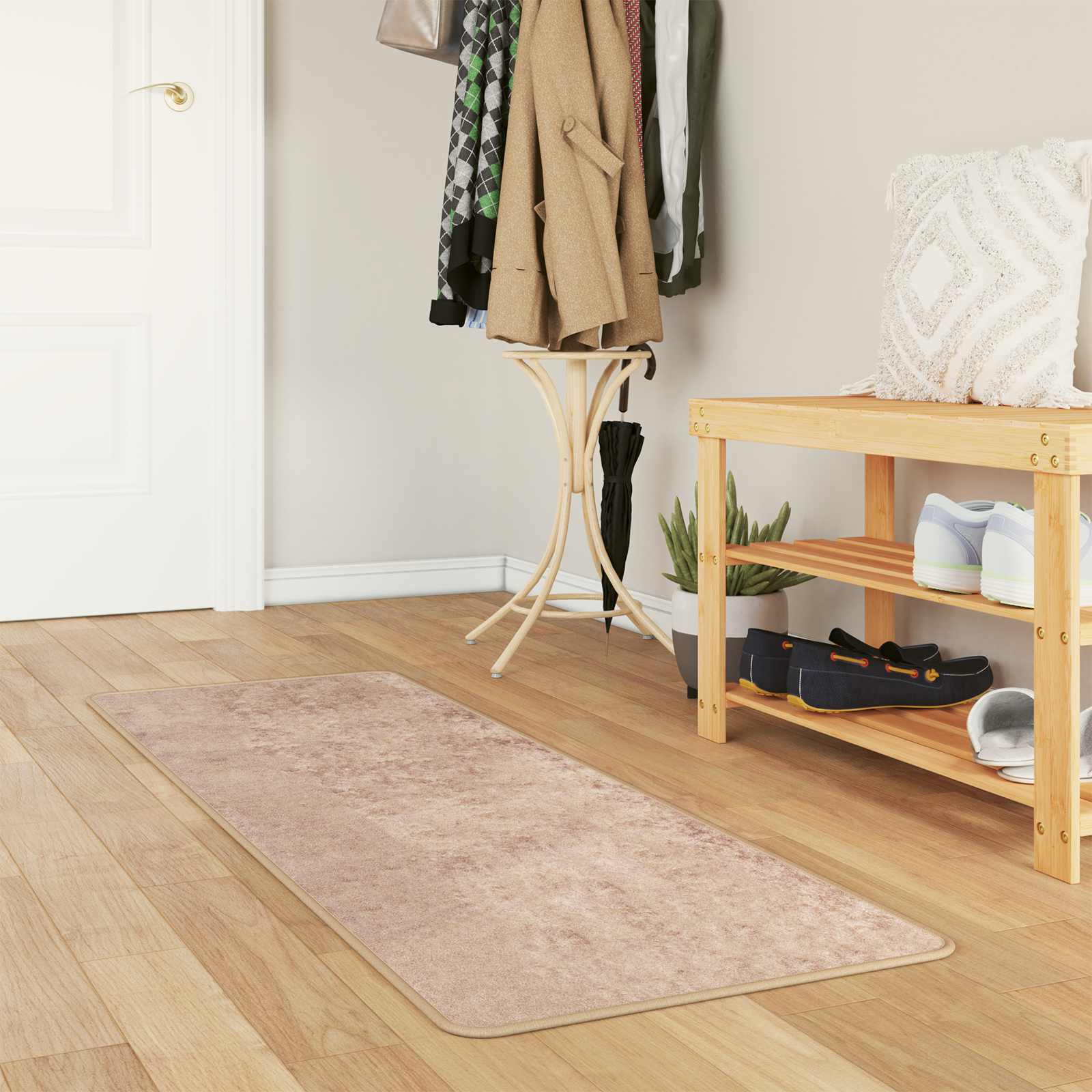 vidaXL Covor Runner MARSA Nisipiu 50 x 200 cm Poliester și PVC