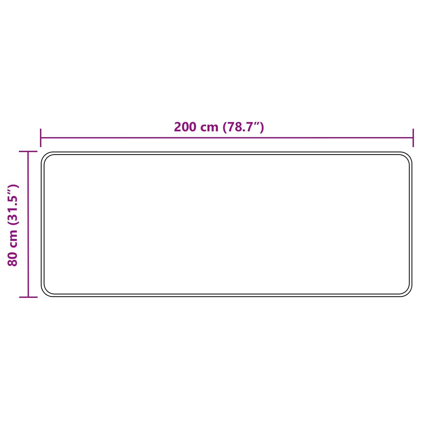 Vloerkleedloper MARSA Zand 80 x 200 cm Polyester en PVC image 7