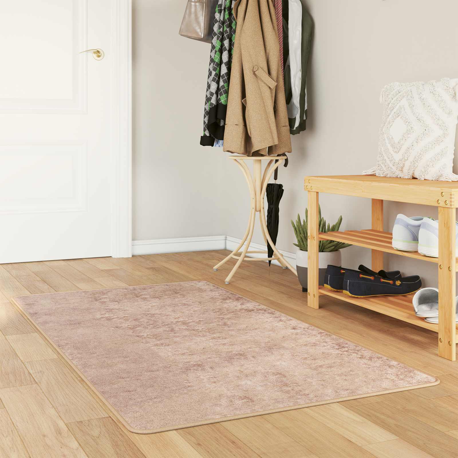 vidaXL Covor Runner MARSA Nisipiu 100 x 200 cm Poliester și PVC