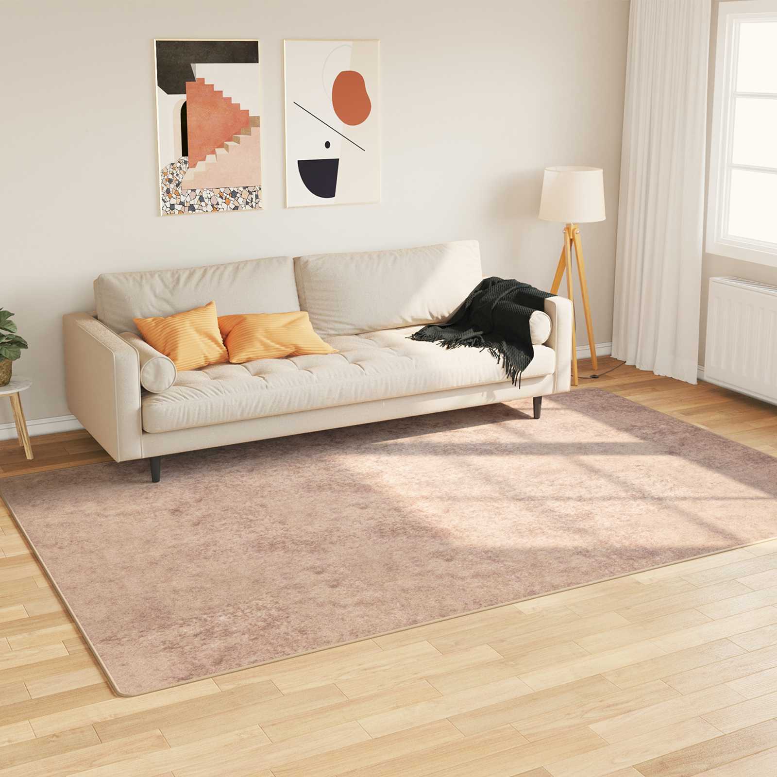 vidaXL Covor Runner MARSA Nisipiu 190 x 300 cm Poliester și PVC
