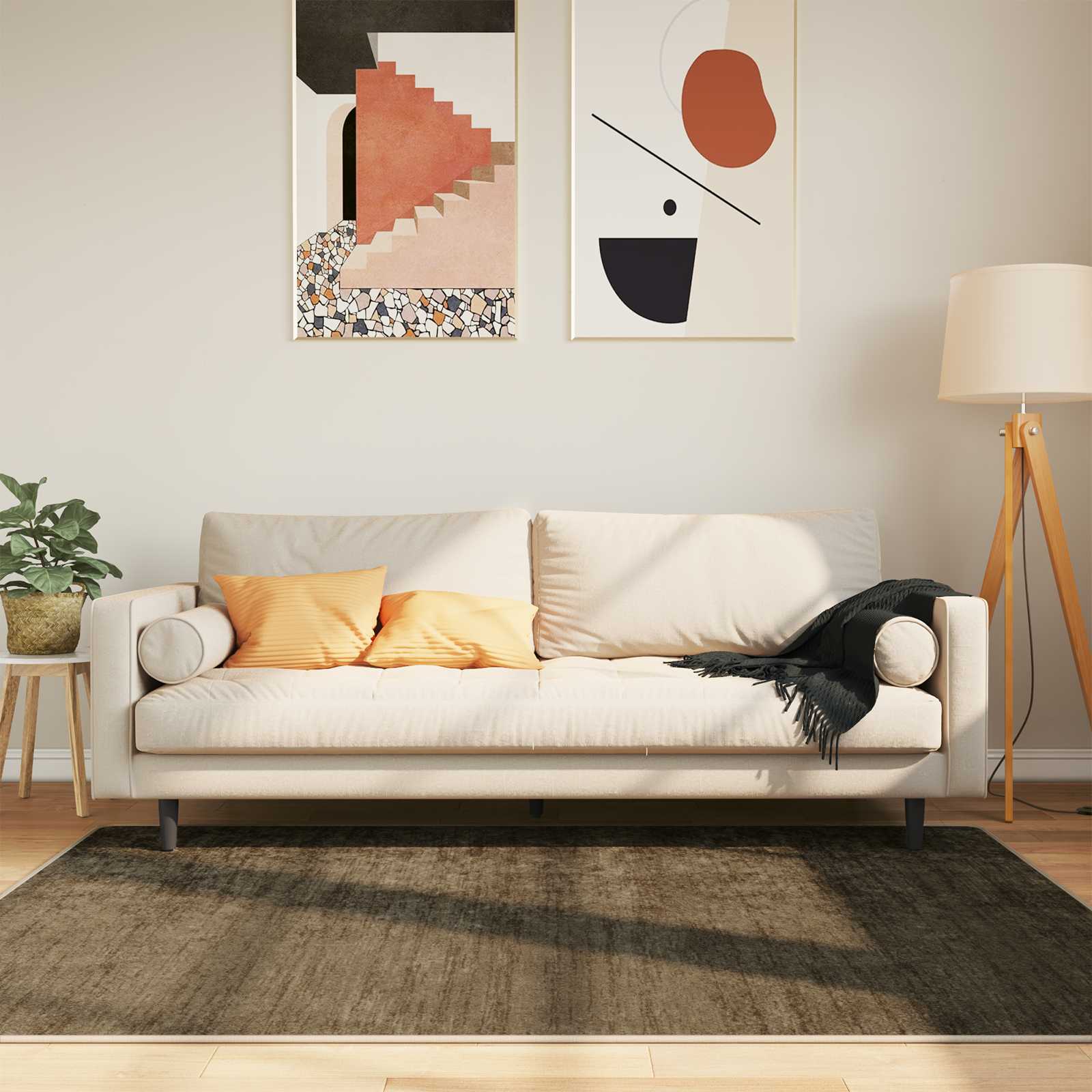 Vloerkleedloper MARSA Bosgroen 170 x 120 cm Polyester en PVC image 1