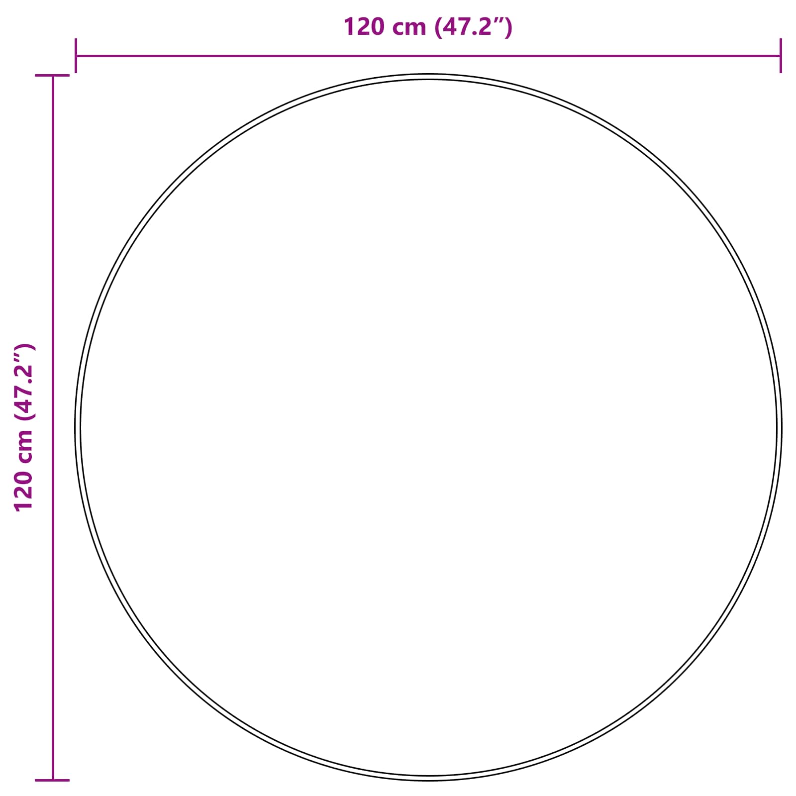Каса за килим MARSA Леснозелен Ø 120 cm Полиестер и PVC - Image 4
