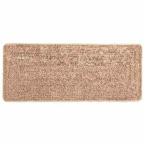 vidaXL Vaip R&auml;tikutoru MARSA Pruun 50 x 100 cm Pol&uuml;ester ja PVC