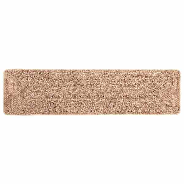 vidaXL Vaip R&auml;tikutoru MARSA Pruun 50 x 300 cm Pol&uuml;ester ja PVC