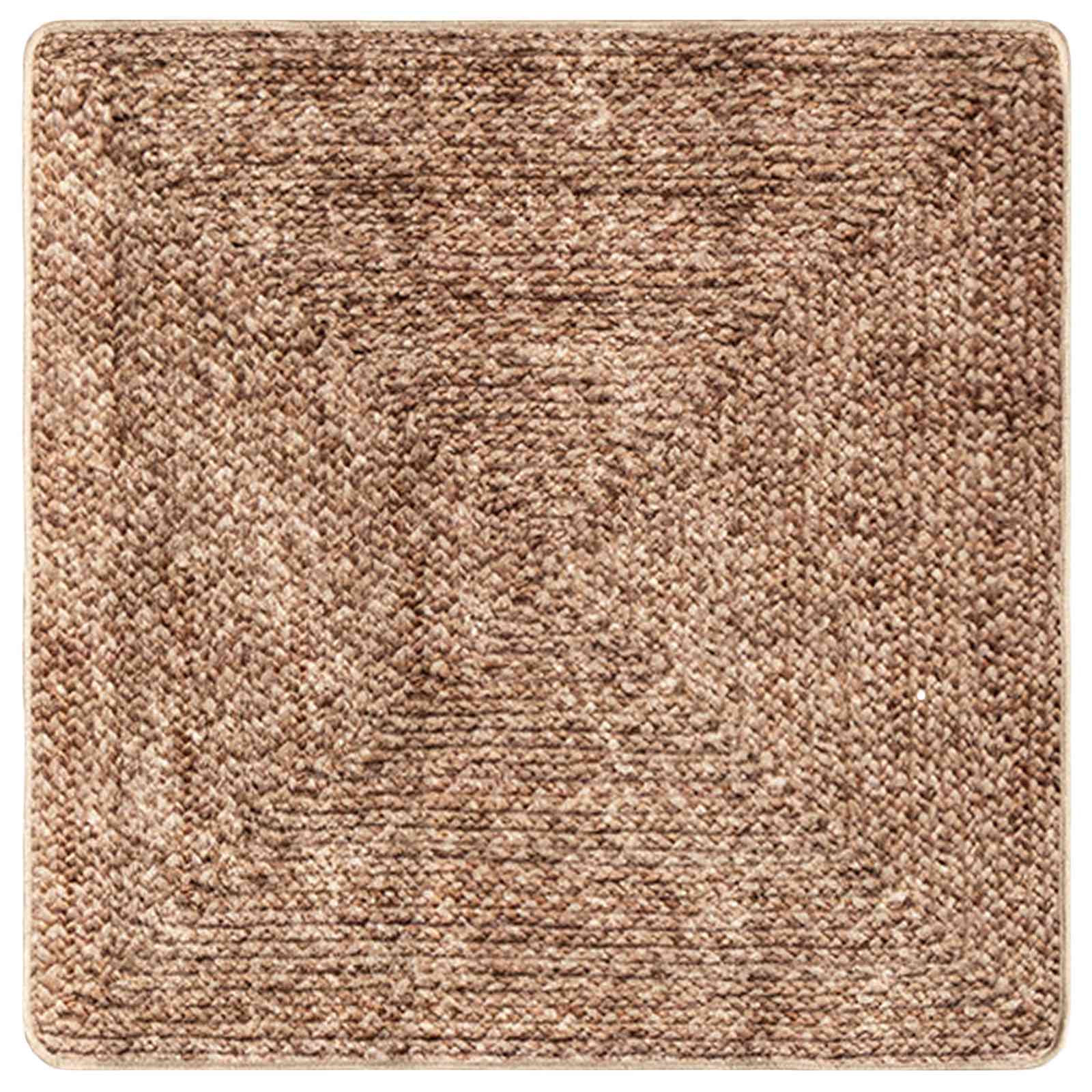 vidaXL Behúň MARSA Hnedá 100 x 100 cm Polyester a PVC