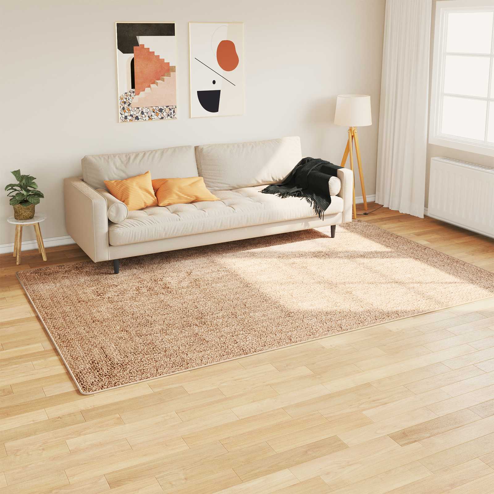 Vloerkleedloper MARSA Geel 190 x 300 cm Polyester en PVC image 1