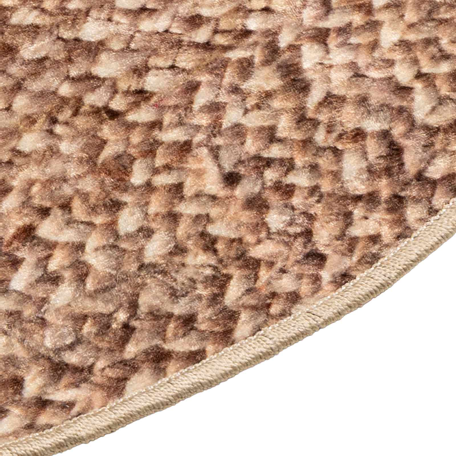 Vloerkleedloper MARSA Geel 120 x 120 cm Polyester en PVC image 3