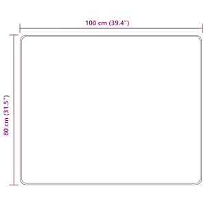 Běhoun MARSA Vícebarevný 80 x 100 cm Polyester a PVC - obrázek 7