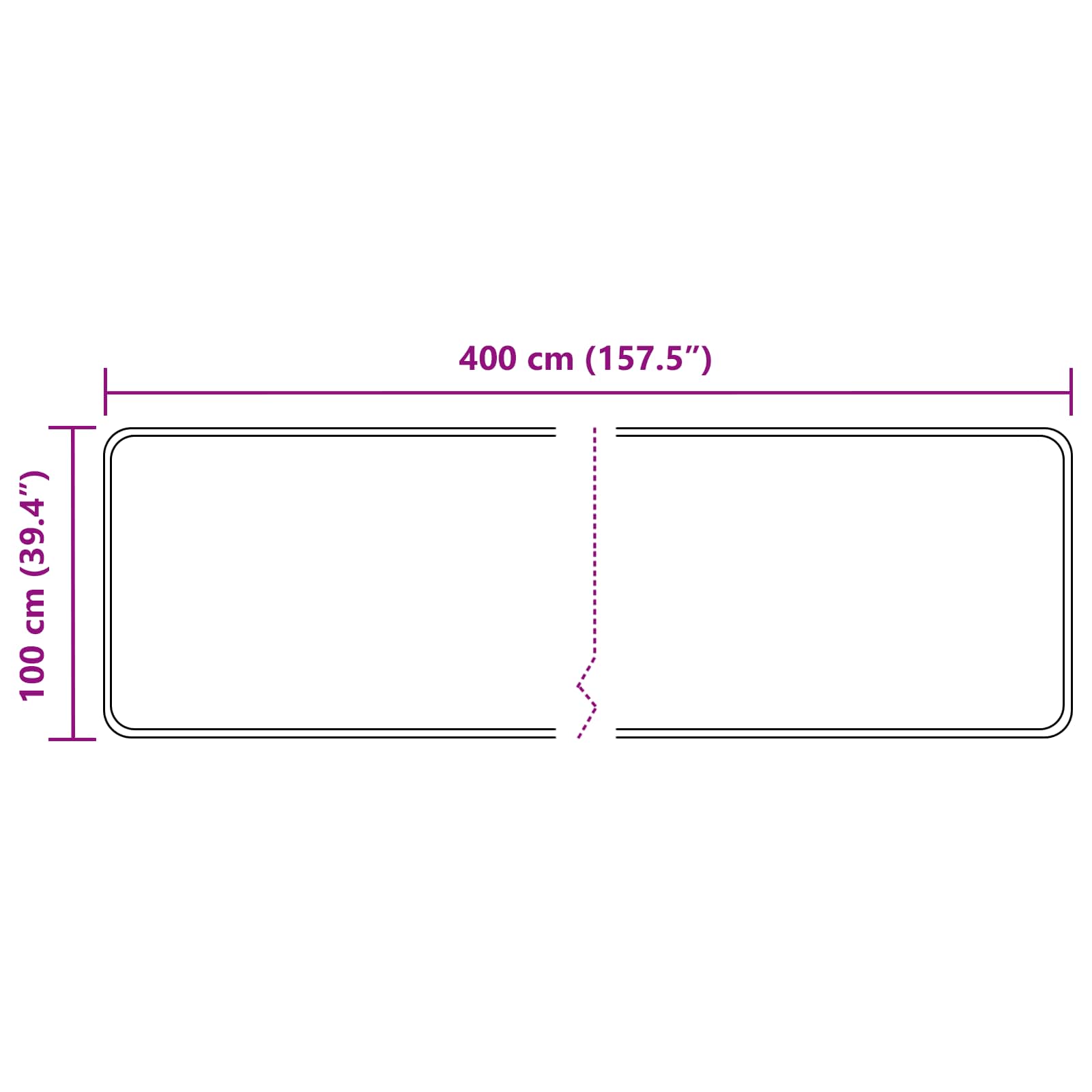 Vloerkleedloper MARSA Multikleur 400 x 100 cm Polyester en PVC image 7