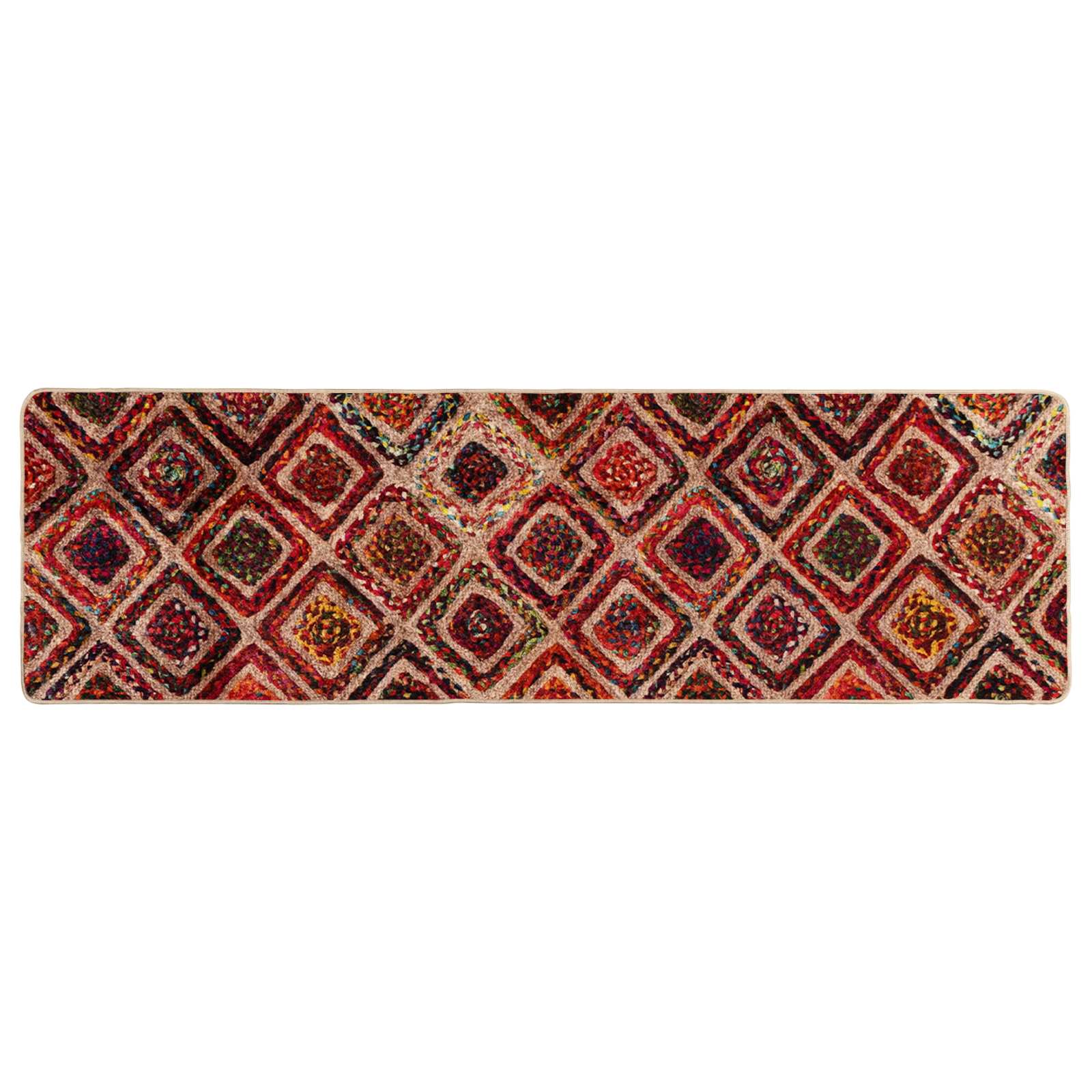 Vloerkleedloper MARSA Multikleur 50 x 200 cm Polyester en PVC image 2