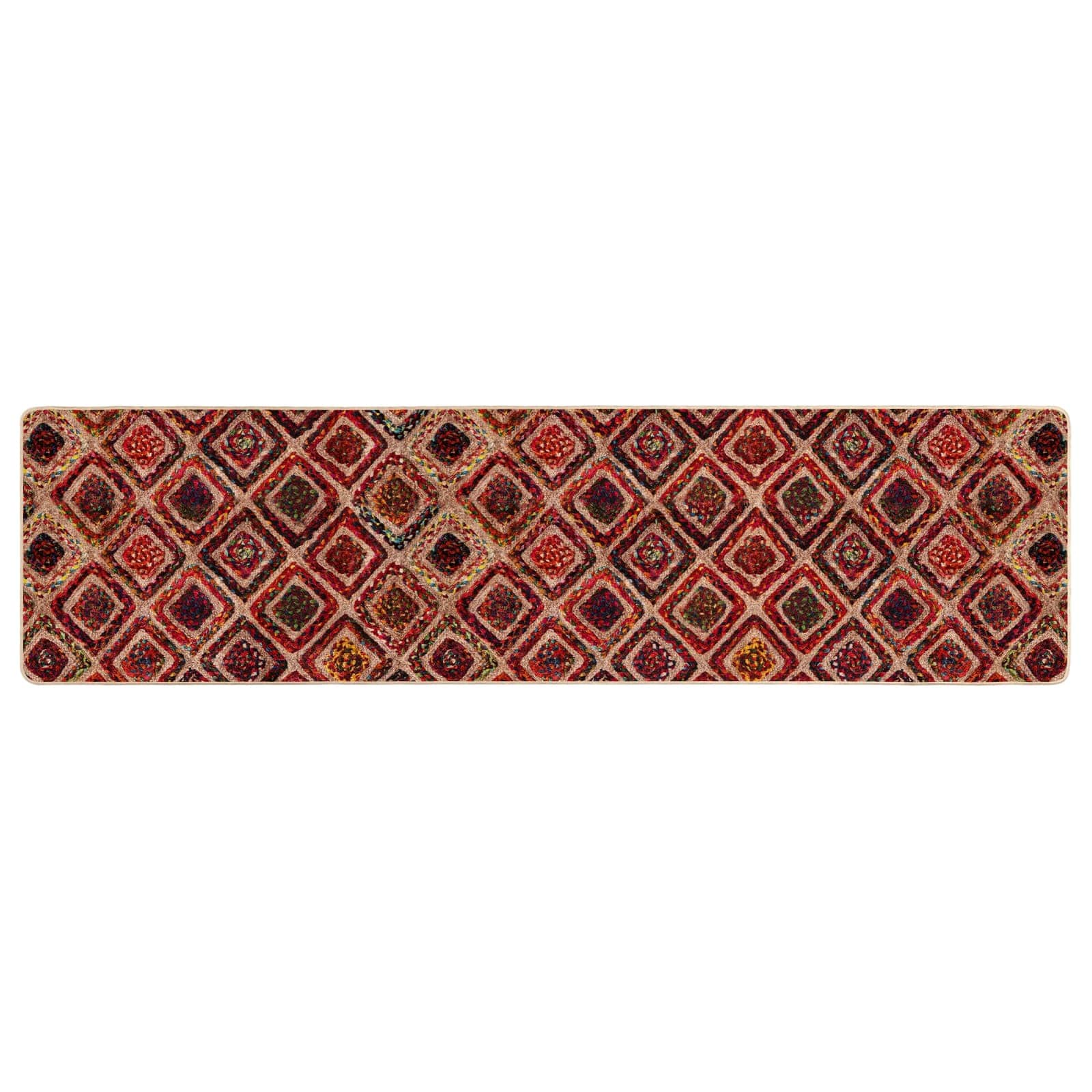 vidaXL Szőnyeg futó MARSA Sokszínű 80 x 400 cm Poliészter és PVC-image-42023268