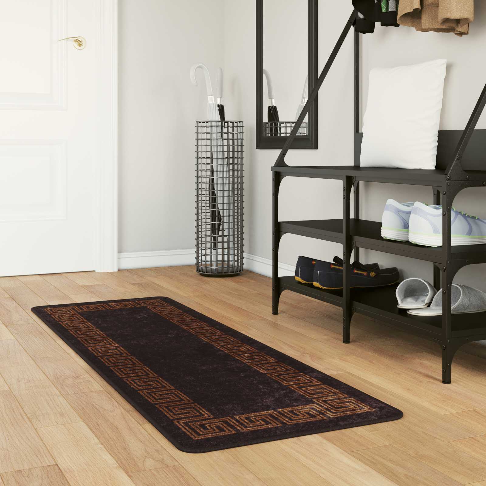 Vloerkleedloper MARSA Zwart 50 x 100 cm Polyester en PVC image 1