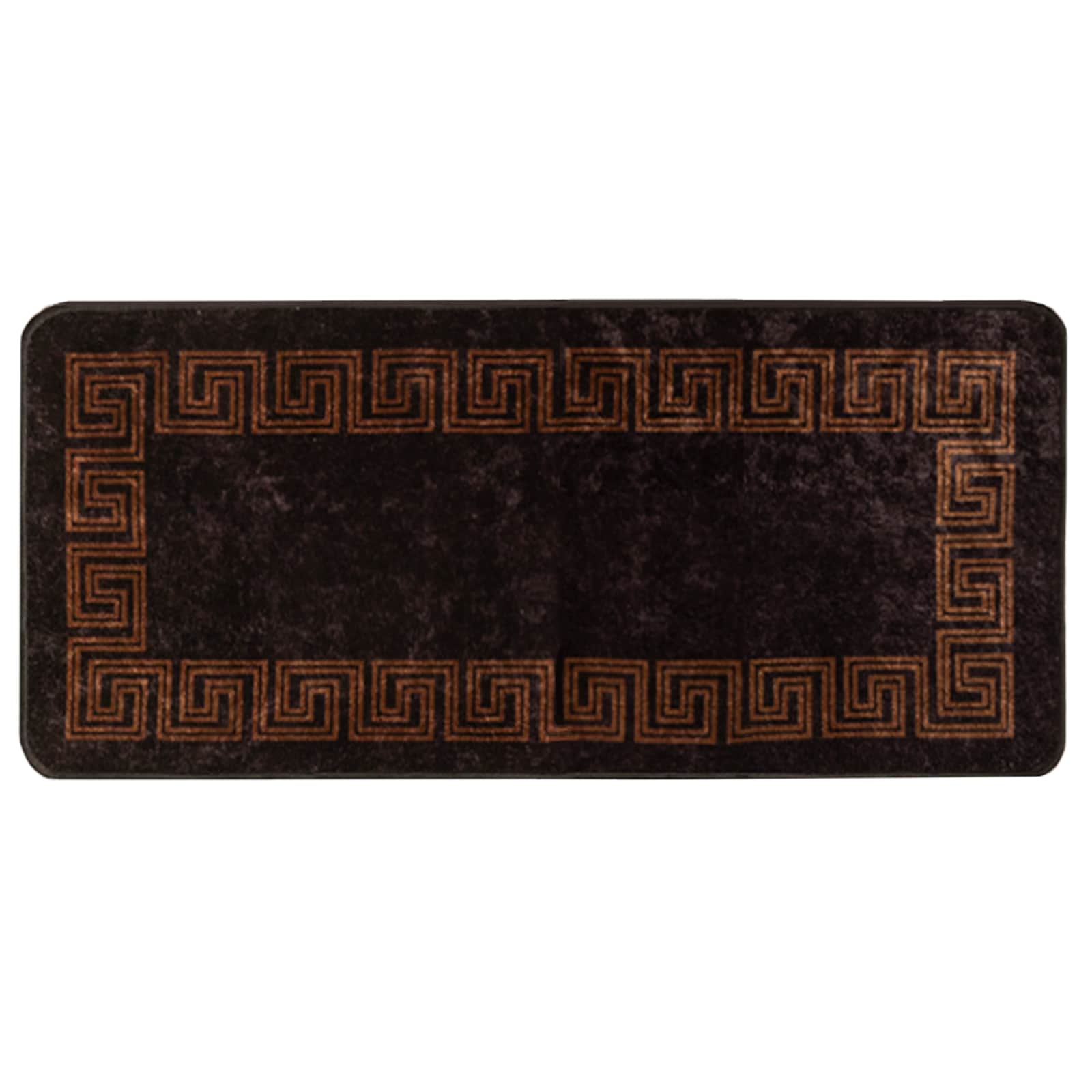 vidaXL Behúň MARSA Čierna 50 x 100 cm Polyester a PVC