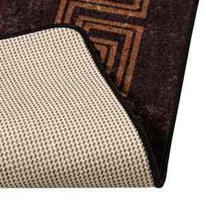 Běhoun MARSA Černý 80 x 100 cm Polyester a PVC - obrázek 4