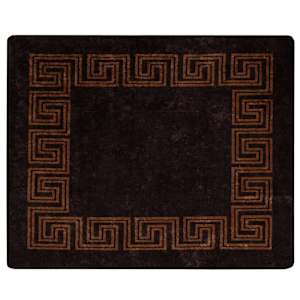 Běhoun MARSA Černý 80 x 100 cm Polyester a PVC - obrázek 2