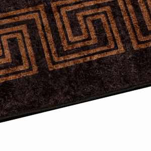 Běhoun MARSA Černý 100 x 100 cm Polyester a PVC - obrázek 3