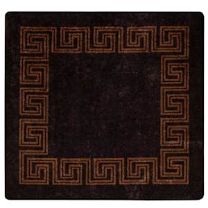 Běhoun MARSA Černý 100 x 100 cm Polyester a PVC - obrázek 2