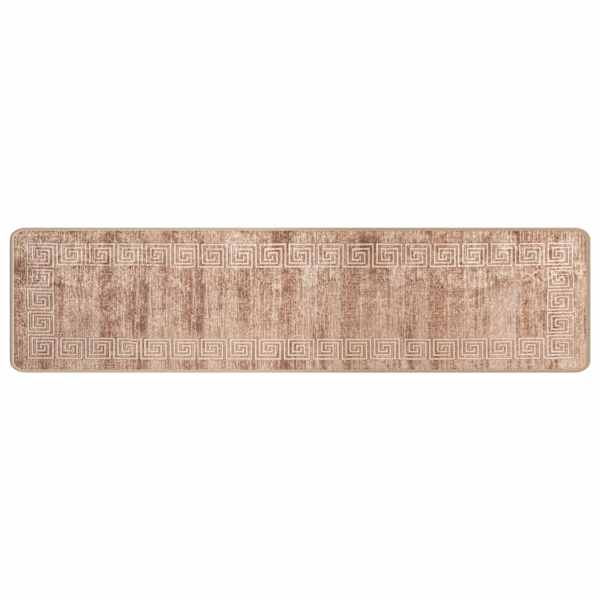 vidaXL Vaip R&auml;tikutoru MARSA Valge 50 x 250 cm Pol&uuml;ester ja PVC