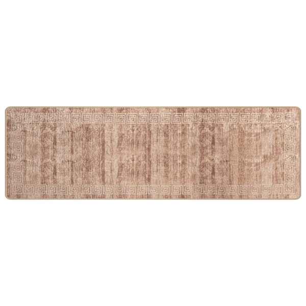 vidaXL Vaip R&auml;tikutoru MARSA Valge 80 x 250 cm Pol&uuml;ester ja PVC