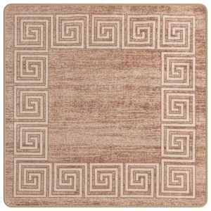 Běhoun MARSA Bílý 100 x 100 cm Polyester a PVC - obrázek 2