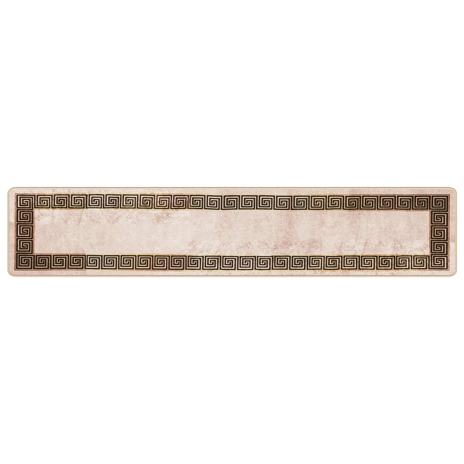 vidaXL Szőnyeg futó MARSA Fekete 50 x 250 cm Poliészter és PVC-image-42023325