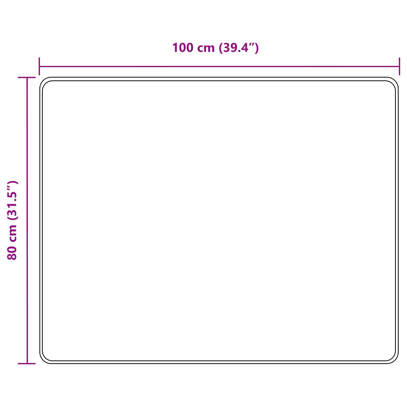 Vloerkleedloper MARSA Zwart 80 x 100 cm Polyester en PVC image 7