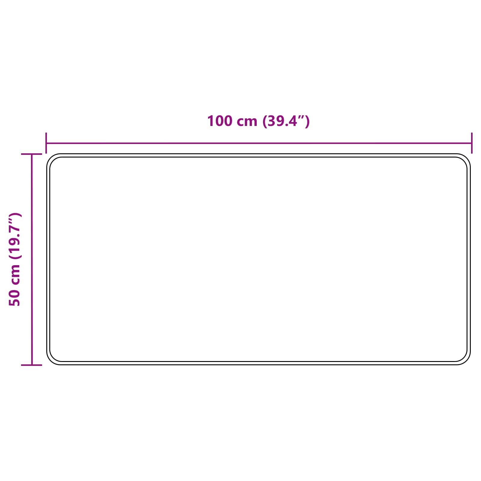 Vloerkleedloper MARSA Grijs 50 x 100 cm Polyester en PVC image 7