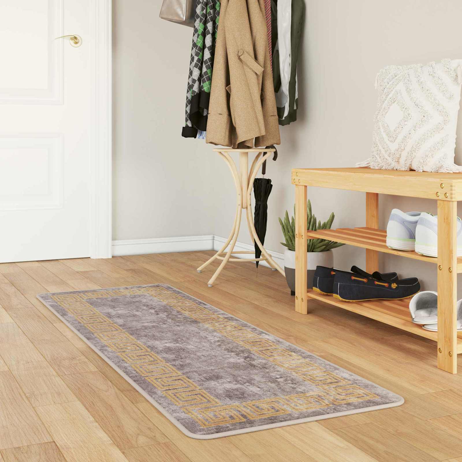 Vloerkleedloper MARSA Grijs 50 x 150 cm Polyester en PVC image 1